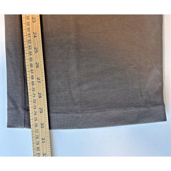 J Jill Pants Women's Size M Brown Flat Front Straight Leg Pull On Lounge Comfort - Picture 8 of 11